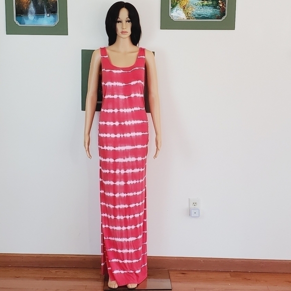 Isabel Maternity tie dye maxi dress - Picture 2 of 11